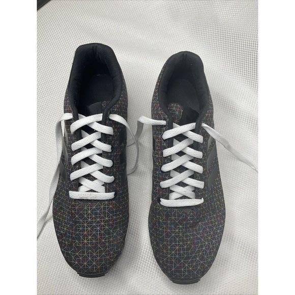 𝅺ADIDAS Mens ZF Flux Multicolor pattern graphic sneakers Black White US 10 EU44 - Picture 2 of 10